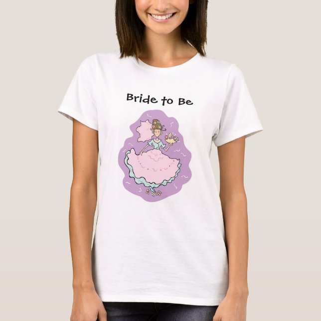 T-shirt Mariée à être - Poupée bébé Tee (Devant)
