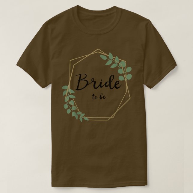 T-shirt Mariée à être, Shower de mariage, Enterrement de v (Design devant)