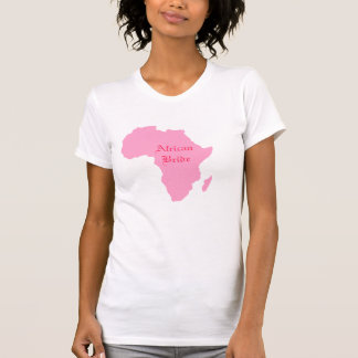 T-shirt "Mariée Africaine" Soft Pink Continent Africain