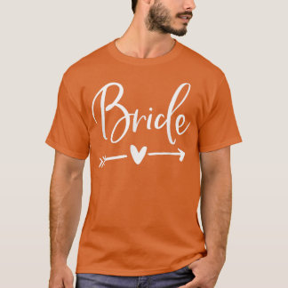 T-shirt Mariée avec flèche et cœur
