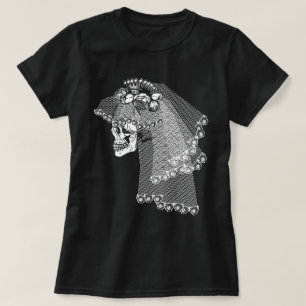 T-shirt mariée crâne