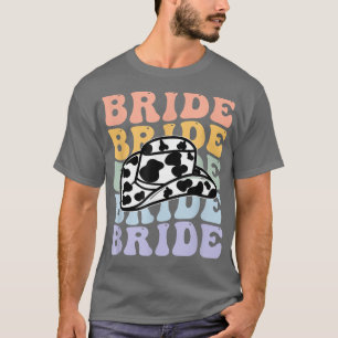 T-shirt Mariée de fête de bachelorette de Cowgirl avec T d