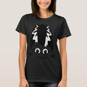T-shirt Mariée De Frankenstein Cute Monster Halloween Cost