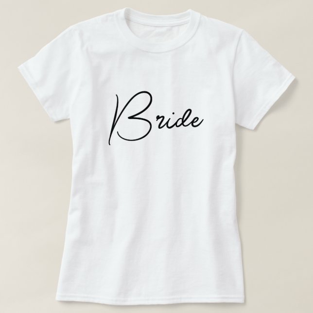 T-shirt Mariée de la fête de bachelorette (Design devant)