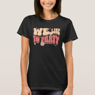 T-shirt Mariée de la fête que nous aimons faire la fête ré