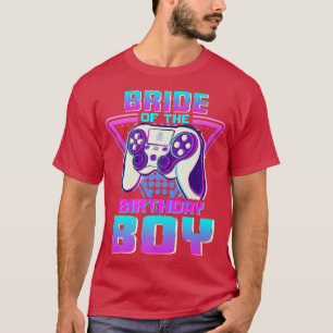 T-shirt Mariée de l'anniversaire garçon amusant jeu vidéo 