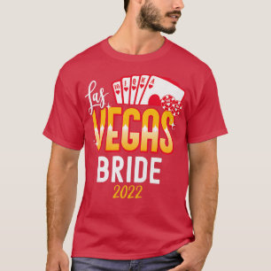 T-shirt Mariée de Las Vegas 2022 Mariée et marié assortis