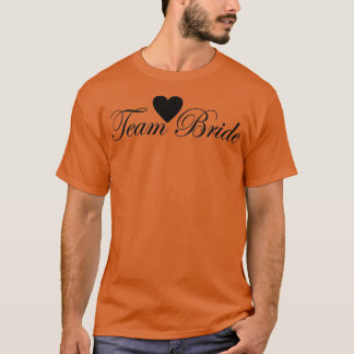 T-shirt Mariée Diamant Cœur Noir