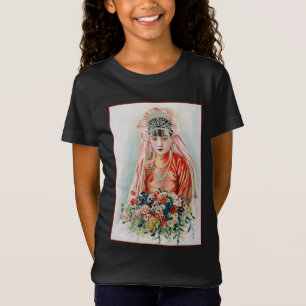T-Shirt Mariée en rouge lors d'un mariage chinois à Shangh