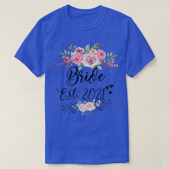 T-shirt Mariée Est 2022 Mariage Enterrement de Vie de Jeun (Design devant)