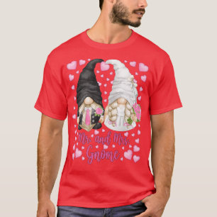 T-shirt Mariée Et Groom Gnome Pour La Fête De Mariage De J