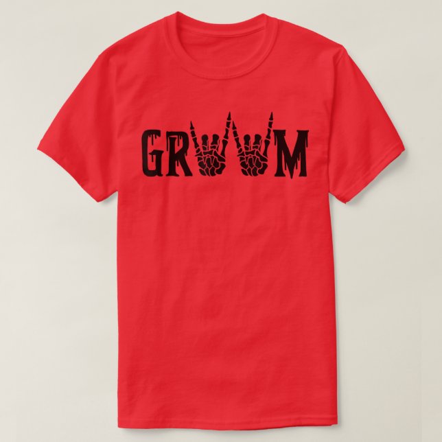 T-shirt Mariée et/ou la chambre Engagée Halloween Mariage  (Design devant)