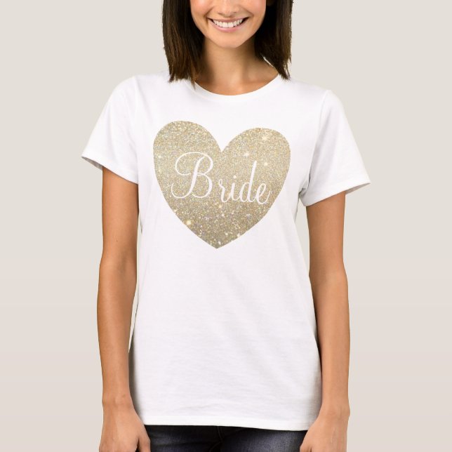 T-shirt Mariée Fab Coeur (Devant)