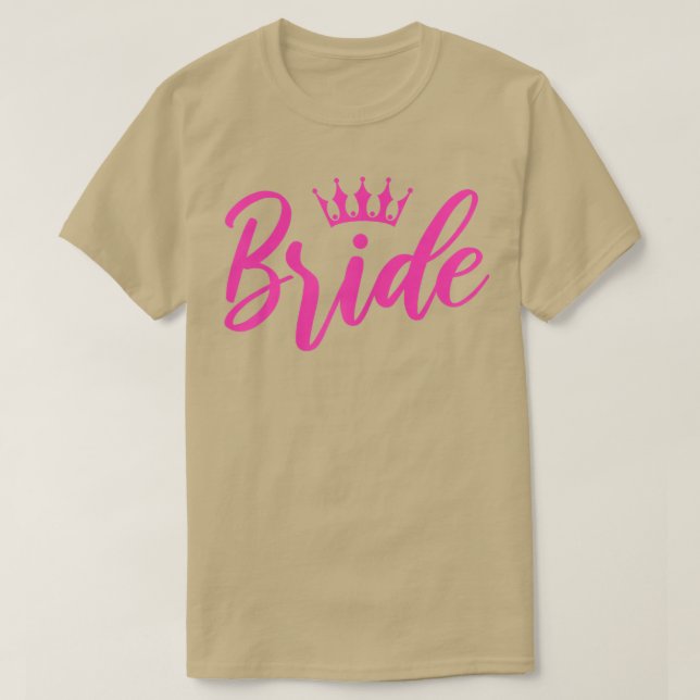 T-shirt Mariée - Fête de douche de mariage138 (Design devant)