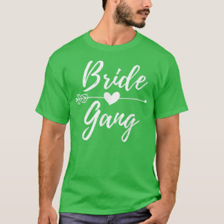 T-shirt Mariée Gang Cute Correspondant Pour Bachelorette P