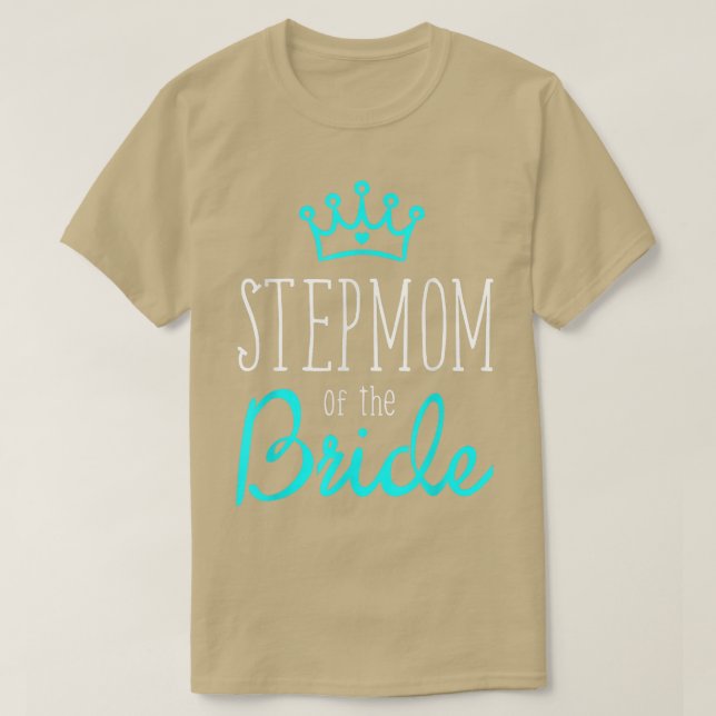 T-shirt Mariée Groom Chemises Stepmere de la Mariage marié (Design devant)
