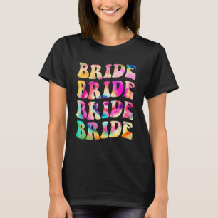T-shirt Mariée I Do Crew Tie Dye Bachelorette Party Mariée