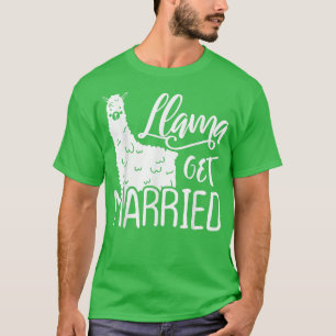 T-shirt Mariée Lama Drôle Enterrement de Vie de Jeune Fill
