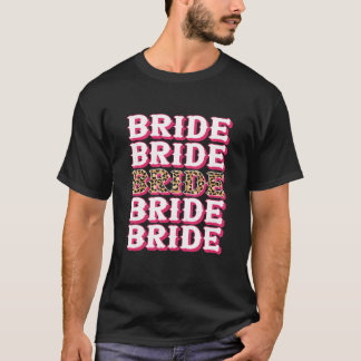 T-shirt Mariée Léopard Rodéo Cowgirl Enterrement de Vie de