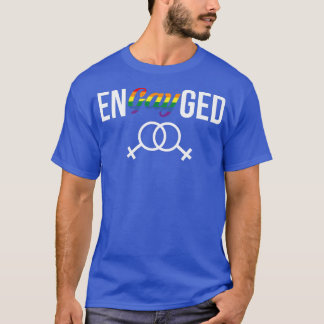 T-shirt Mariée lesbienne LGBT EnGAYgee mariage femme