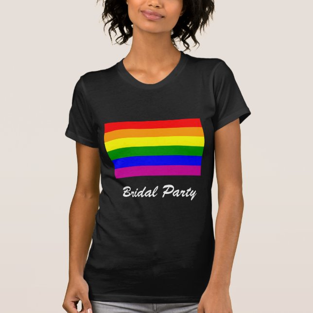 T-shirt Mariée/Mariage gay (Devant)