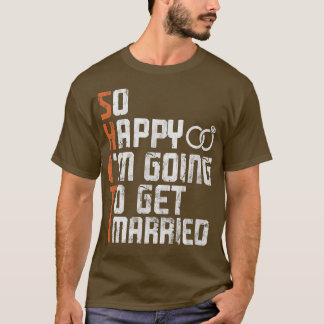 T-shirt Mariée Marié Marié Célibataire Enterrement de Vie 