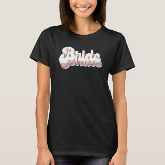 T-shirt Mariée Mariée Vintage Demoiselle d'Honneur Enterre