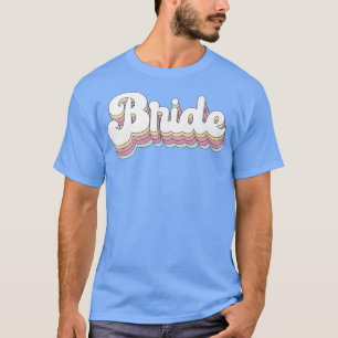 T-shirt Mariée Mariée Vintage Demoiselle d'Honneur Enterre