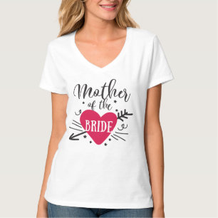 T-shirt Mariée Mère De La Mariée Cortège Nuptial Maman Des