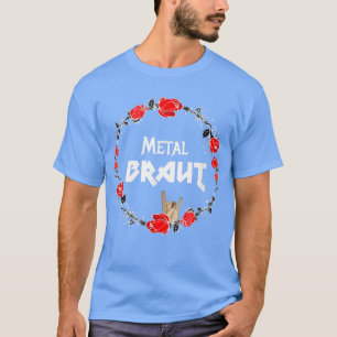 T-shirt Mariée Métal pour Enterrement de Vie de Jeune Fill