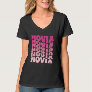 T-shirt Mariée Novia Espagnole Latina Groovy Enterrement d