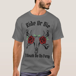 T-shirt Mariée Ou Mort Babe Gothique Witchy Halloween Taro