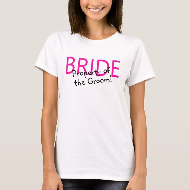 T-shirt Mariée (Propriété Du Groupe) (Devant)