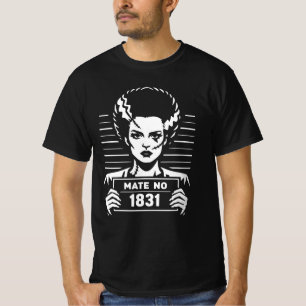 T-shirt Mariée Raccommodée Mugshot – Époux No 1831