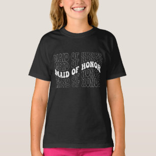 T-shirt Mariée Rétro Demoiselle d'Honneur