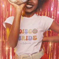 Mariée Rétro Disco & Nom Fête de Bachelorette 70s