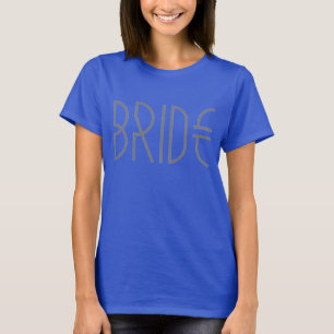 T-shirt Mariée tribale   Mariage Art déco   Réservoir à Mu
