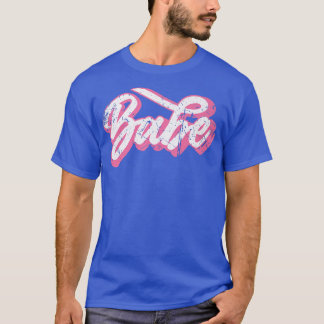 T-shirt Mariée Vintage Babe Demoiselle d'Honneur Enterreme