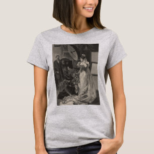 T-shirt Mariée vintage, Portrait nuptiale avec photographe