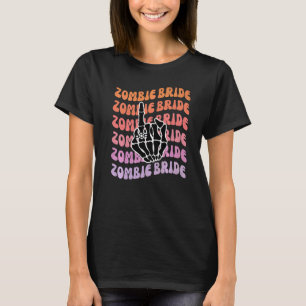 T-shirt Mariée Zombie Jusqu'à Ce Que La Mort Nous Sépare E