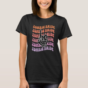 T-shirt Mariée Zombie Jusqu'à Ce Que La Mort Nous Sépare E