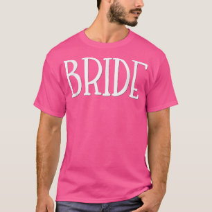 T-shirt MariéeCérémonie de mariage Marié Femme Imprimée à