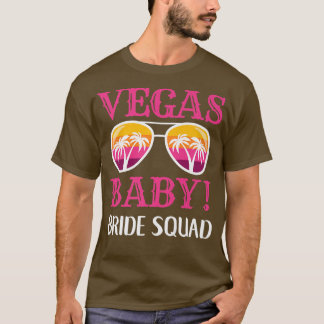 T-shirt Mariées de mariage de Las Vegas Bébés Épouse Squa