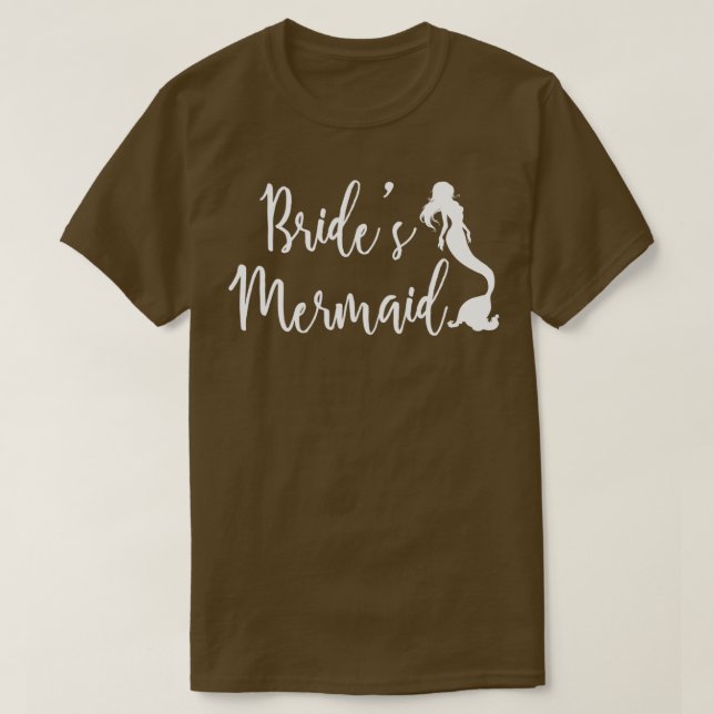 T-shirt Mariées Sirènes Mariage Créature Marine Demoiselle (Design devant)