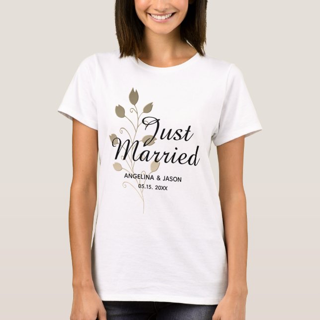 T-shirt Mariés à jamais (Devant)