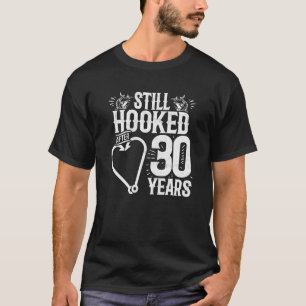 T-shirt Mariés depuis 30 ans - Couple de pêcheurs - 30e an