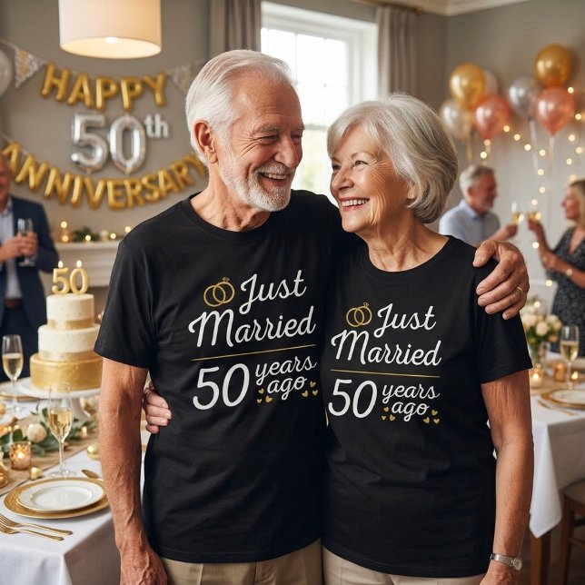 T-shirt Mariés depuis 50 ans II (Créateur téléchargé)