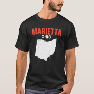 T-shirt Marietta Ohio USA State America Travel Ohioan