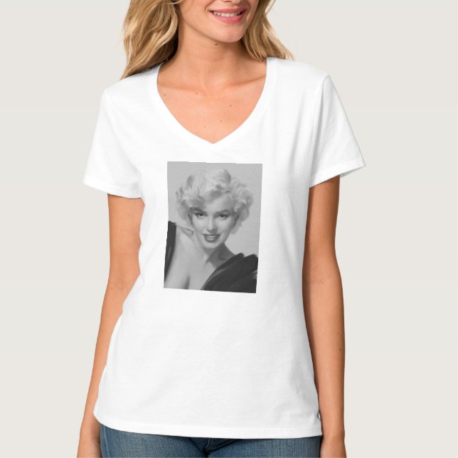 T-shirt Marilyn le regard (Devant)