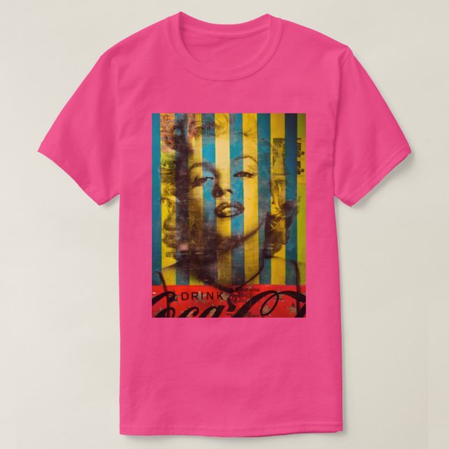 T-shirt Marilyn rayée (Design devant)